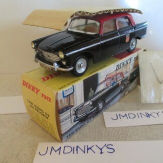 DINKY TOYS 1400 PEUGEOT 404 TAXI G7 MIB 9 EN BOITE VERY NICE LOOK