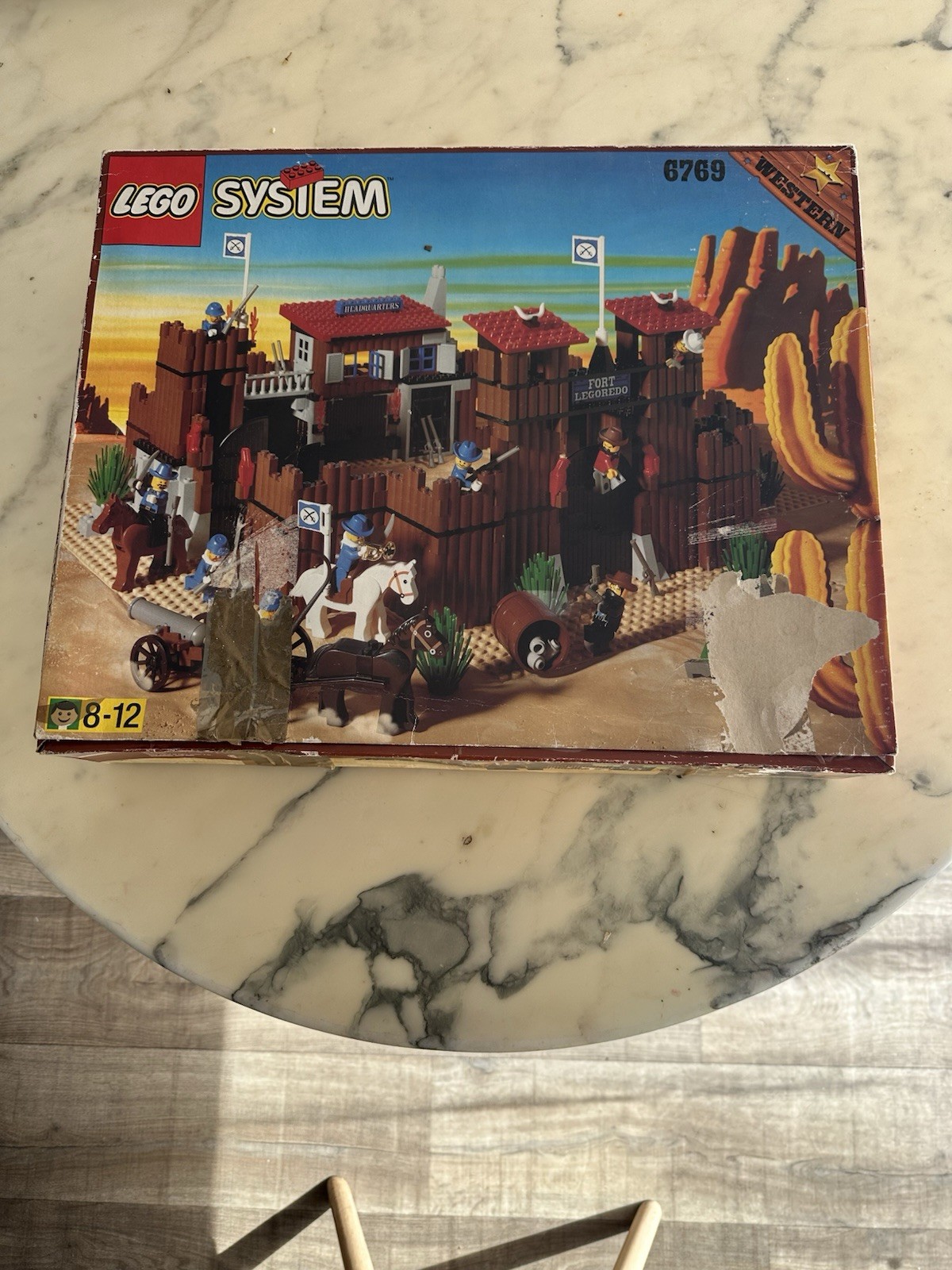 RARE LEGO SYSTEM WESTERN 6769 FORT LEGOREDO BOITE VIDE