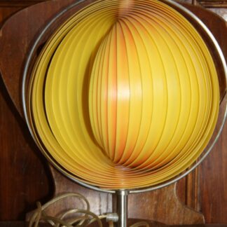 Lampe Kare Moon jaune DLG Verner Panton vintage 1980
