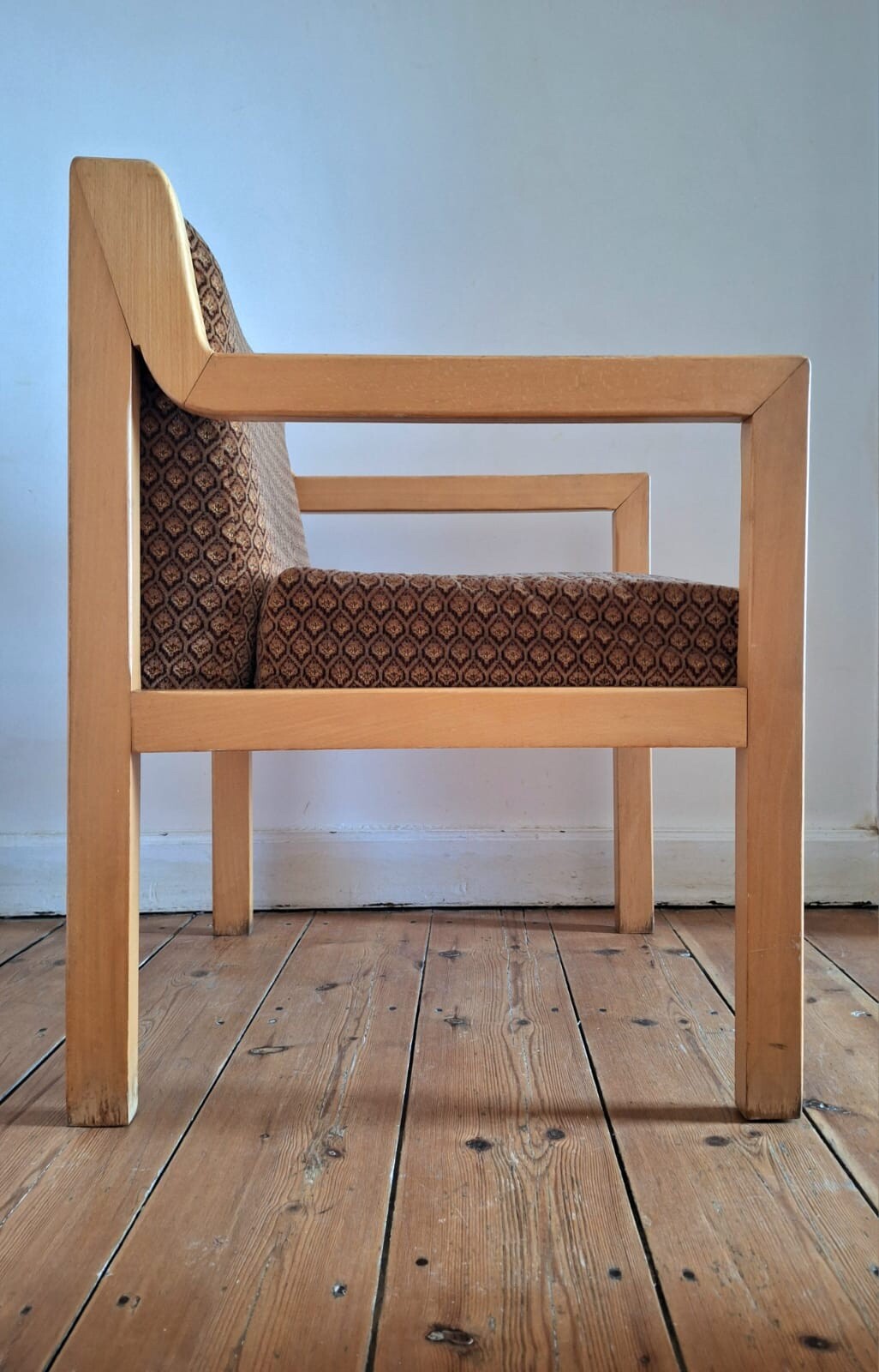 Fauteuil vintage, meuble siège ancien design scandinave