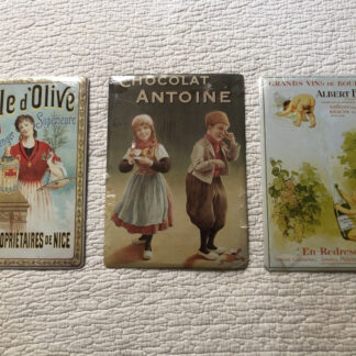 Lot Plaques Publicitaires Reproductions