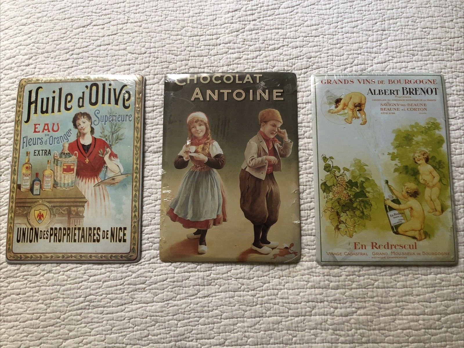 Lot Plaques Publicitaires Reproductions