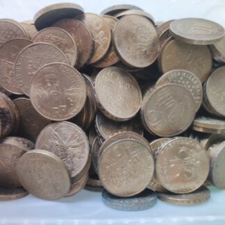 Lot de 50 pièces de monnaie française 10 francs type Commémoratives
