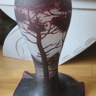 Degué 1930 Pied de lampe pâte de verre ART DECO ORIGINAL France à compléter