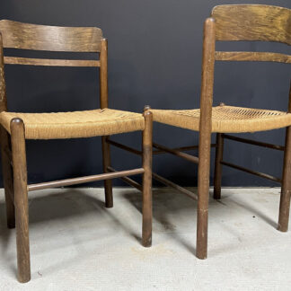Paire de Chaise Design Scandinave Vintage Danish Danois Fauteuil Cuisine