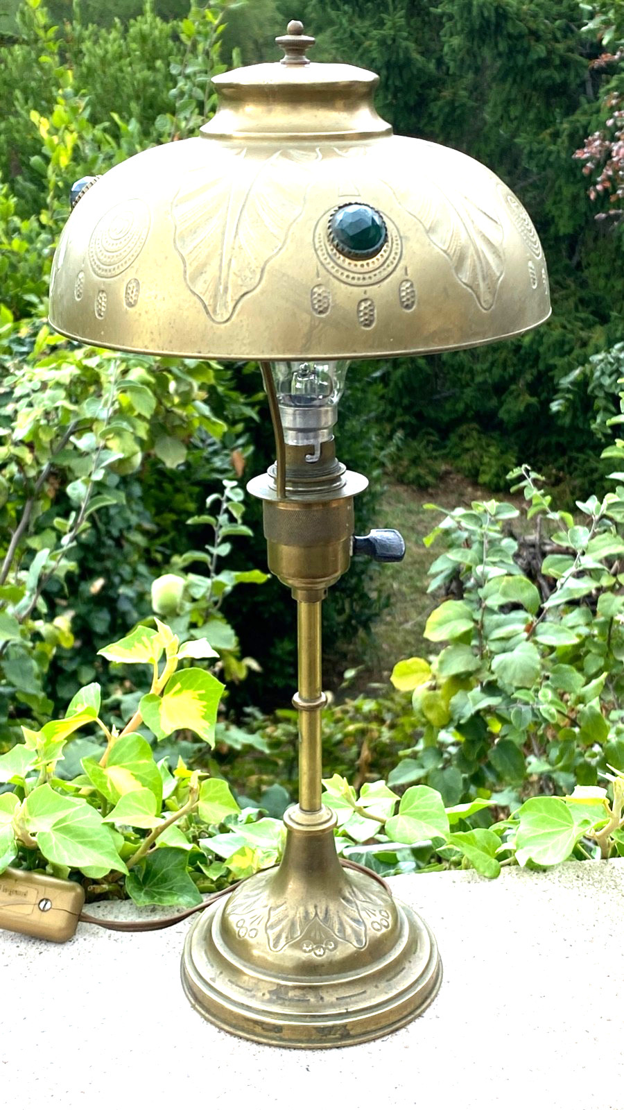 ANCIENNE LAMPE PARISIENNE ART DECO ART NOUVEAU