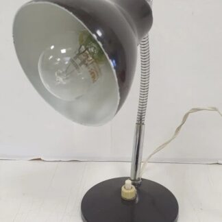 petite lampe table flexible articulé vintage années 60 reflecteur industriel