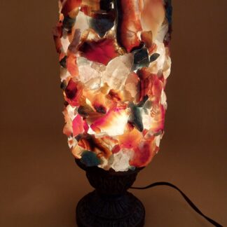Lampe en pierre semi préciseuse vintage