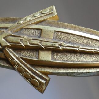 Applique lampe Art Nouveau / déco Libellule Alphonse Richard pour tulipe Muller