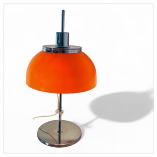 Lampe De Table Vintage Harvey Guzzini Mod. Faro Design Luigi Massoni Années 70