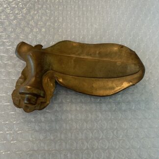 Vintage Objet Publicitaire En Bronze Marque De Luxe Serdaneli Paris