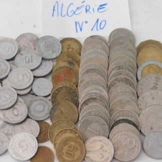 LOT pièces de monnaie dinar algérien ALGERIE alger COINS