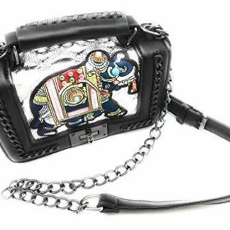 Chic Chain Bag Women Korean Fashion Embroidery Shoulder Messenger Retro Handbag