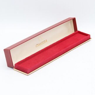 VINTAGE AUTHENTIQUE OMEGA Speedmaster Seamaster boîtier de montre rouge...