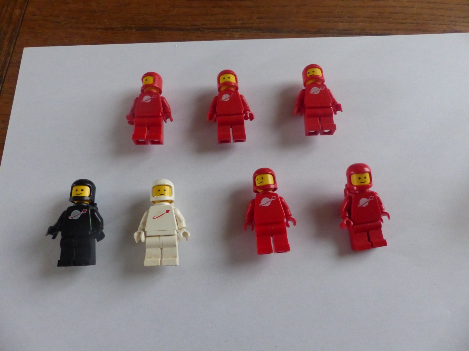 Lego : lot de 7 figurine vintage espace ,space