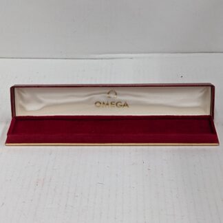 VINTAGE AUTHENTIQUE OMEGA ROUGE SPEEDMASTER SEAMASTER BOÎTIER DE MONTRE...