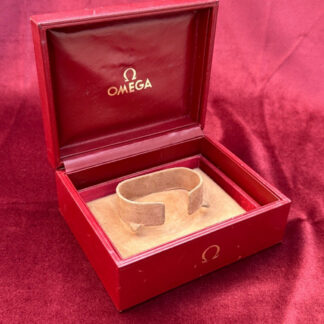 Boîte de rangement pour montre Omega Speedmaster Seamaster rouge vintage authe