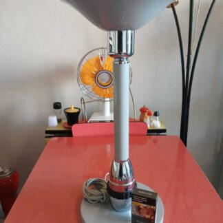 Vintage, lampe JUMO Varilux grise années 50 3 feux, fonctionnelle