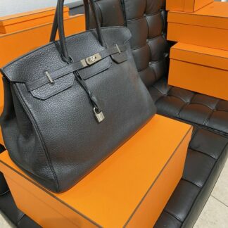 Hermès Emblématique Sac à Main pour Femmes Togo Cuir Birkin Bag 40
