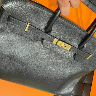 Hermès Emblématique Sac à Main pour Femmes Togo Cuir Birkin Bag 40 Sac