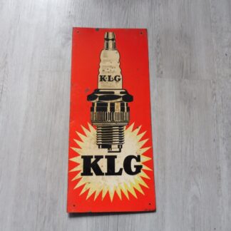 TÔLE PEINTE BOUGIE KLG (pas plaque émaillée)