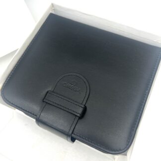 Boîte Omega En Cuir Vintage Années 80/90 Montre Speedmaster Moonwatch