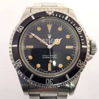 Rolex Submariner " Mètres First " Réf. 5513 Acier Vintage Montre Hommes En 1967