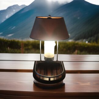 Lampe Art Déco, Macassar, Parchemin, Métal Chromé, Jacques Emile Ruhlmann ??