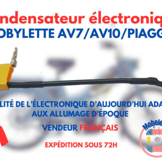 Condensateur électronique mobylette AV7/AV10/piaggio prêt à l'emploi