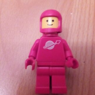 Lego Astronaute Rouge ORIGINAL VINTAGE Red Spaceman