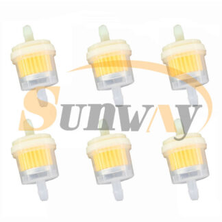 6x Filtre à Essence Durite 5mm / 6mm Rond Carburant Moto Scooter Mobylette Dirt