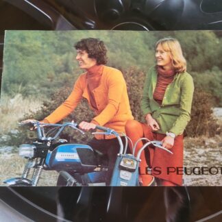 Mobylette CYCLES PEUGEOT VELO dépliant publicitaire 101 102 103 104 SPR TSR GT