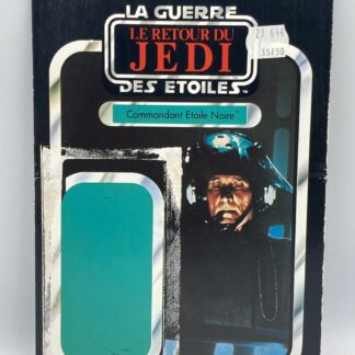 Vintage STAR WARS MECCANO RETOUR DU JEDI Cardback COMMANDANT ETOILE NOIRE France