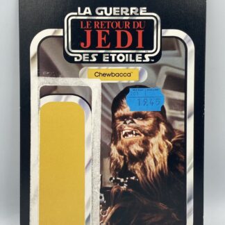Vintage STAR WARS MECCANO RETOUR DU JEDI Cardback CHEWBACCA France ROTJ