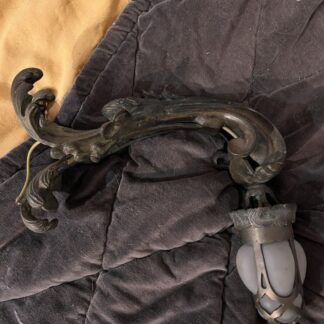 Bronzen Art Deco Lampe