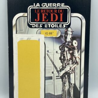 Vintage STAR WARS MECCANO RETOUR DU JEDI Cardback IG 88 IG-88 Droids France ROTJ