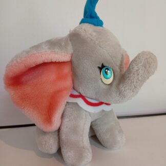DISNEY VINTAGE Peluche DUMBO 25 cm éléphant volant assis doudou