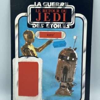 Vintage STAR WARS MECCANO RETOUR DU JEDI Cardback R2-D2 Droids France ROTJ