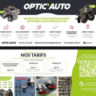 Bien lire le descriptif : Reconditionnement de votre pompe hp pour 1,6 THP