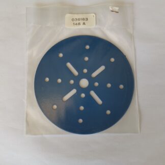 MECCANO PLAQUE CIRCULAIRE 146a DIAM 10 CM BLEUE