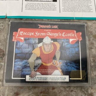 Rare Jeux Vintage DRAGON’S LAIR PART 2 COMMODORE 64 / 128 Complet En Boîte CIB