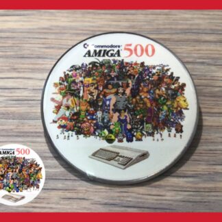 RARE BADGE PINS VINTAGE A500 JEUX AMIGA 500 COMMODORE COLLECTION MINI 600 1200
