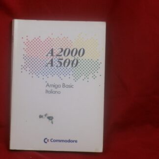 Manuel Commodore Amiga A500 A2000 Basic Italien livre original vintage 1985