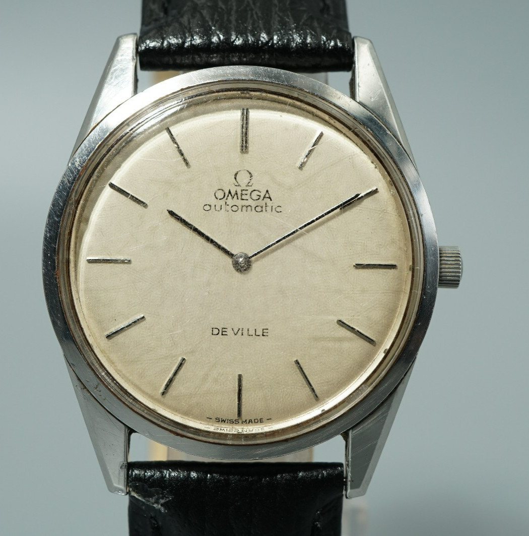 *Exc+3* Montre Homme Vintage 1973 OMEGA De Ville Cal.711 Automatic Cream Dial...