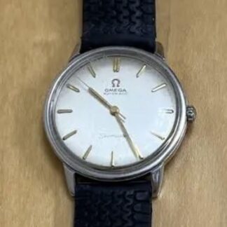 Omega Seamaster Vintage 1960s Argent Or Automatique Montre Hommes Authentique