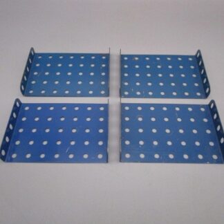 MECCANO: 4 plaques a rebords 9x6cm - réf 53