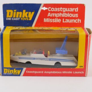 Dinky Toys Gb n° 674 bateau Coastguard amphibious Missile Launch en boîte 1/43
