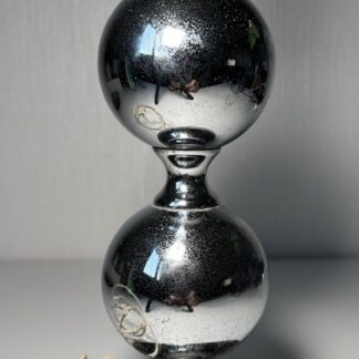 Lampe À Poser Vintage Style Barbier Ancienne Chrome Métal , Space Age