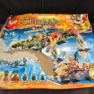 lego chima boite abimé 70227 Le Sauvetage du Roi Crominus