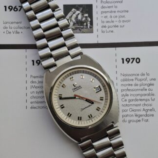 RARE OMEGA SEAMASTER SPORT-DIVER TONNEAU Vintage RÉF. 166.087 année 1970
